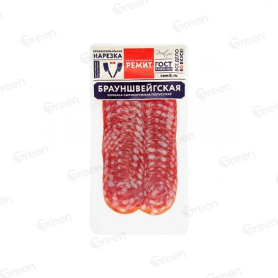 Нарезка колбаса Брауншвейгская с/к в/у (шт. 100 гр.)
