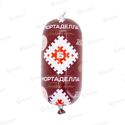 Колбаса Мортаделла мясная вареная в/с 400г Брестский Мясокомбинат